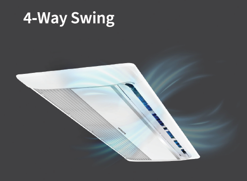 HITACHI 2.0TR 1 WAY CASSETTE AC INVERTER 3 STAR - Image 1